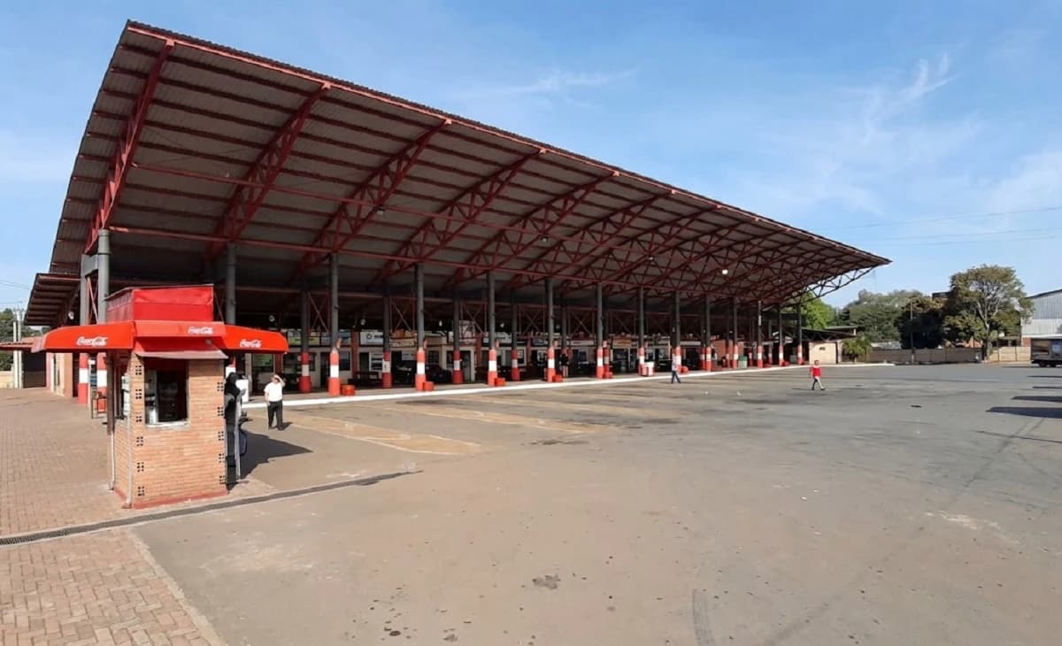Imagen de la Terminal de Coronel Oviedo