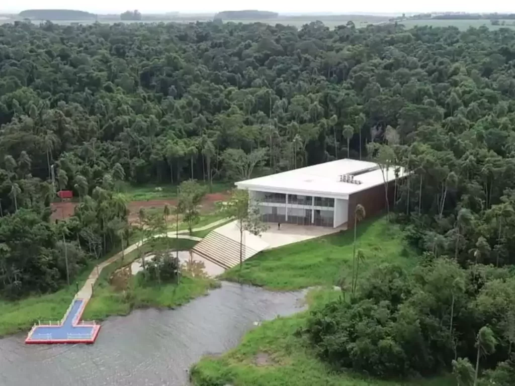 Vista aérea del Circuito Vivencial “Mundo Guaraní”